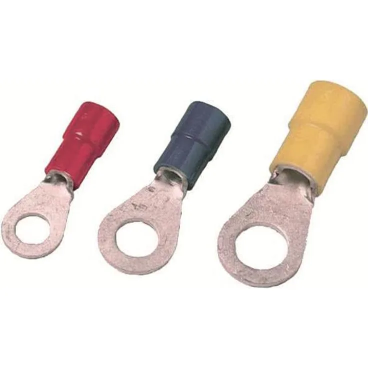 100x Intercable Quetschkabelschuh ICIQ24 1,5-2,5qmm M4 blau
