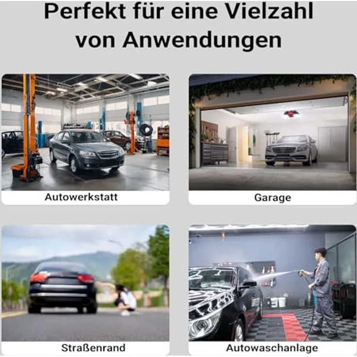XPOtool Rangierwagenheber hydraulisch 3t, 85-500mm Hubhöhe, Fahrbarer Autoheber mit Doppelkolben und vier Rollen – Bild 9