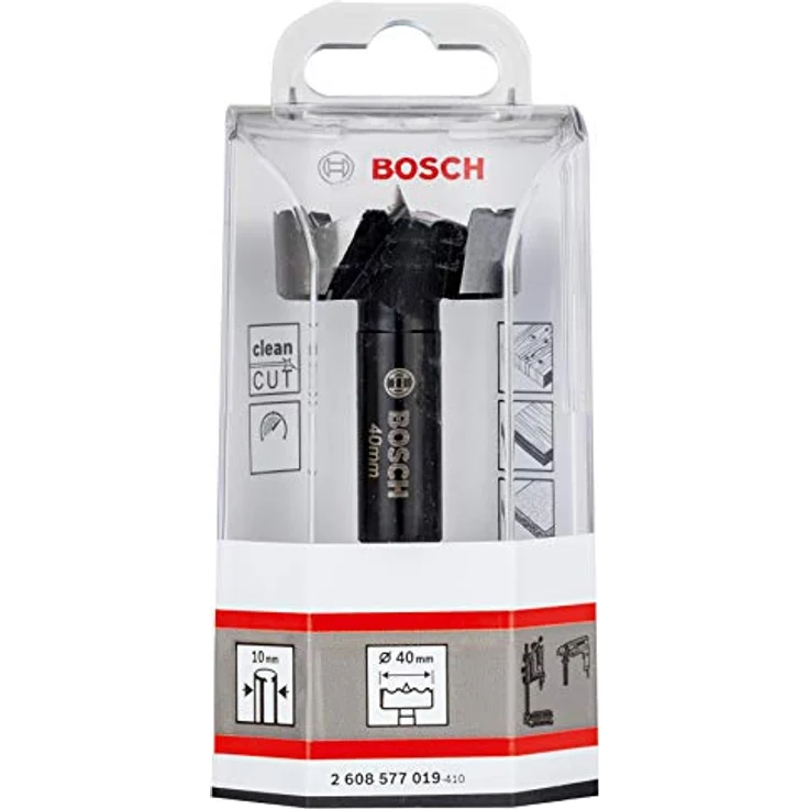 Bosch Forstnerbohrer 40 mm, Präzisionsbohrer für Holz, Gesamtlänge 90 mm, geeignet für Hart- und Weichholz – Bild 4
