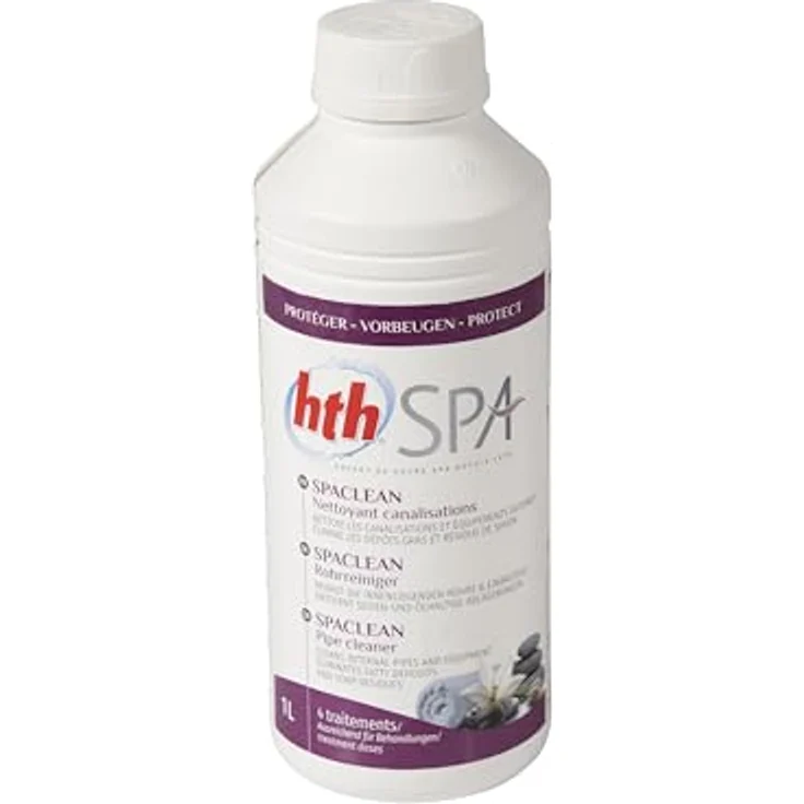 hth spa Spaclean Rohrreiniger 1 Liter für Whirlpools & Swimspas – Bild 3