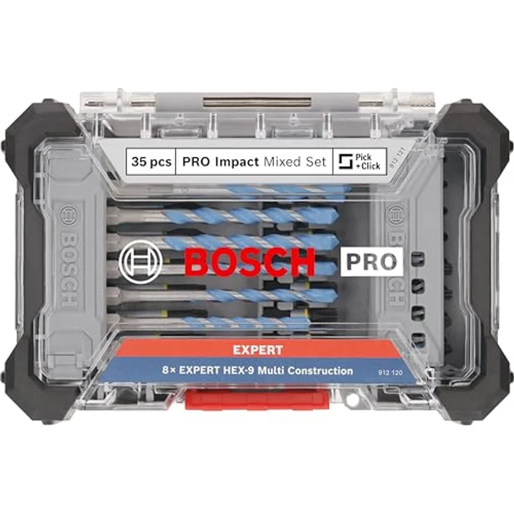 Bosch Professional PRO Impact Mixed Bit-Set, 8-teiliges Bohrer- und Schrauberbitset mit Torsionszone und Quick Change Bithalter – Bild 2
