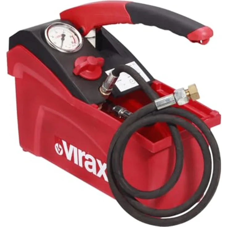 Virax Druckpumpe, Wasserpumpe 50 Bar 5 L mit Anti-Kalk-System und ergonomischem Soft Touch® Hebel