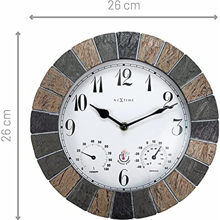 NeXtime 4311 Wanduhr, Grün 30cm – Bild 5
