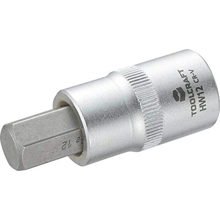 TOOLCRAFT Bit- und Steckschlüsselset, Steckschlüssel-Einsatz 12.5 mm (1/2) mit integriertem Sechskant-Bit 816160 – Bild 1