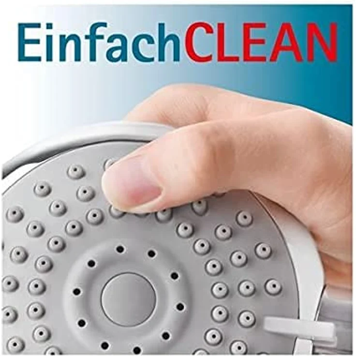 Schulte Duschsystem 'DuschMaster Rain' edelstahlfarben rund, mit Einhebelmischer – Bild 7