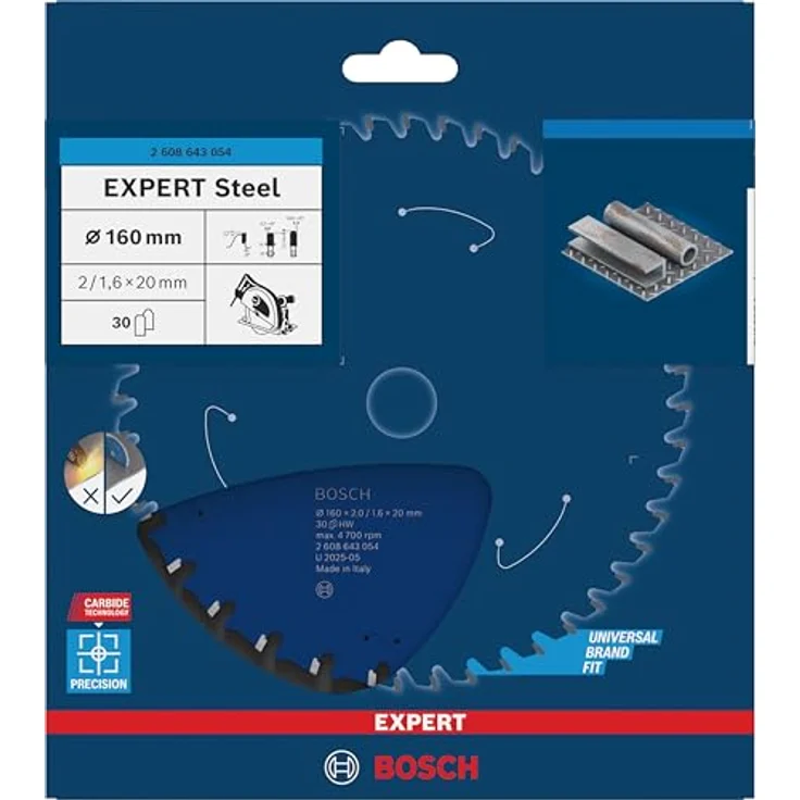 Bosch Professional Kreissägeblatt Expert für Steel, 160 x 20 x 2,0 mm, 30, 2608643054 – Bild 3