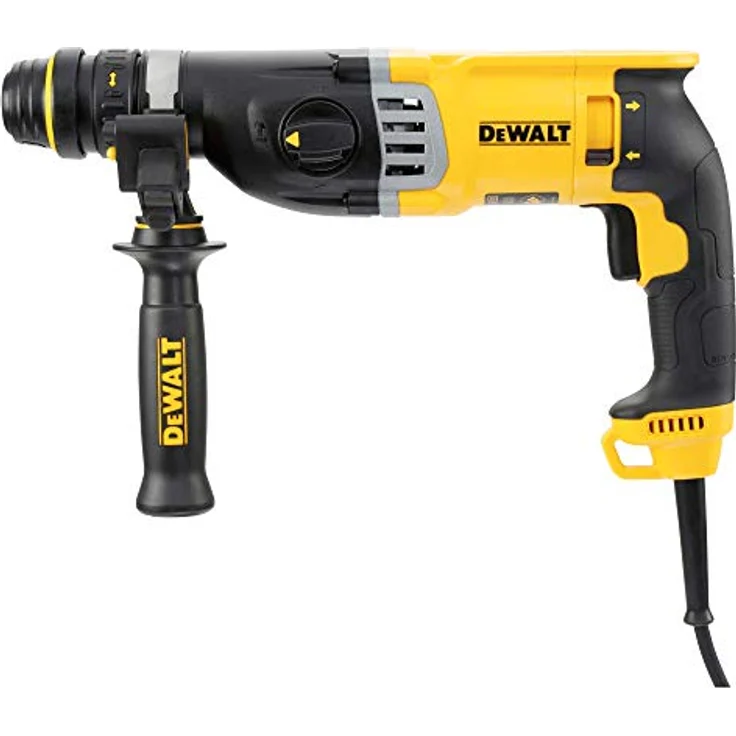 DeWalt SDS-Plus Kombibohrhammer- Schlagbohrmaschine (900 Watt, max. Bohrleistung (Beton) 26 mm, Schnellwechsel-Bohrfutter, Drehstopp für Meißelarbeiten, Sicherheitskupplung) D25144K – Bild 3