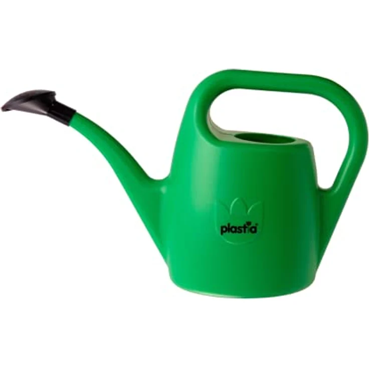 Plastia Gartengießkanne mit dem Brausekopf, 2 Liter - Gießkanne aus Hochwertigem Kunststoff - Handliche Giesskanne für Innen- und Außenbereich - Ideal für Bewässerung für Zimmerpflanzen, Grün – Bild 1