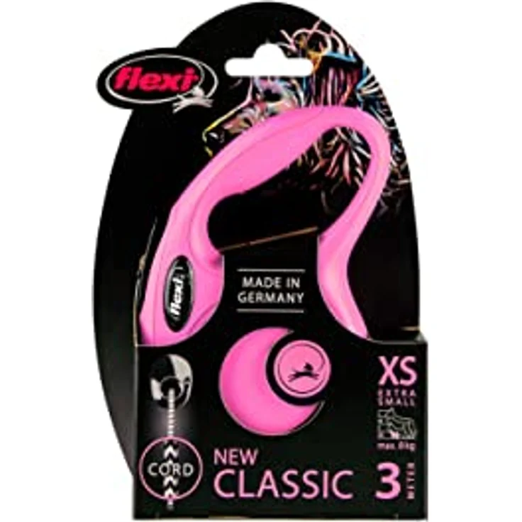 flexi New CLASSIC Seil-Rollleine pink XS – 3m – Bild 5