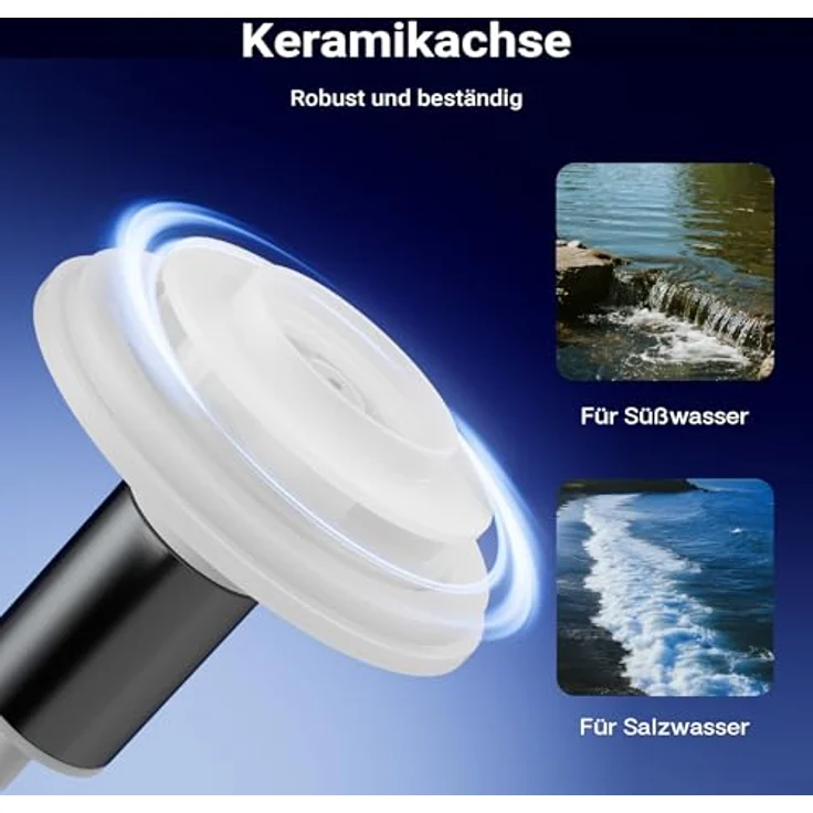 SunSun CET-26000 SuperECO Teichpumpe 26.000 l/h / 330 W, energiesparende Filterpumpe für Koiteiche, Gartenteichpumpe in Blau – Bild 7