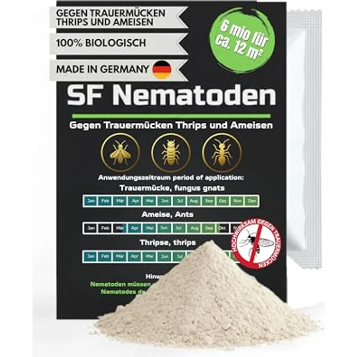 Samenshop24 SF Nematoden zur Bekämpfung von Trauermücken 6 Mio – Bild 2