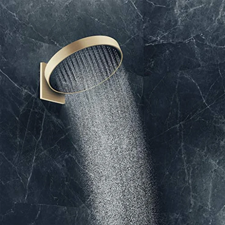 hansgrohe Rainfinity 3jet Kopfbrause mit Brausearm, Brushed Bronze, 3 Strahlarten, 28.10 l/min – Bild 2
