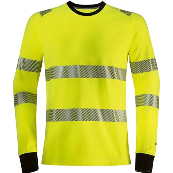 Uvex Sports uvex suXXeed Multifunktions-Arbeitsjacke, Longsleeve, hochsichtbar, schwer entflammbar, gelb, L – Bild 2