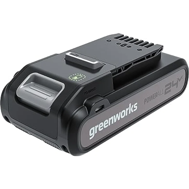 Greenworks G24B4+ 24V Akku und Typ C Power Bank - Leistungsstarker Lithium-Ionen Akku, schnelles Aufladen, 2 Jahre Garantie – Bild 1