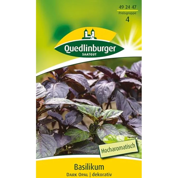 QUEDLINBURGER Basilikum, Dark Opal – Bild 2