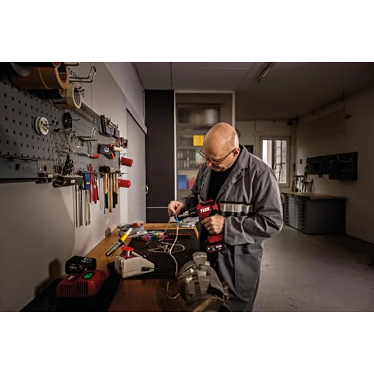 Flex Akku-Heißluftpistole 18 V HG 530 18 (zwei Temperaturstufen 260°/530°C, mit LED-Licht, kompakte und ergonomische Bauform) 531493, Heißluftgebläse von FLEX – Bild 4