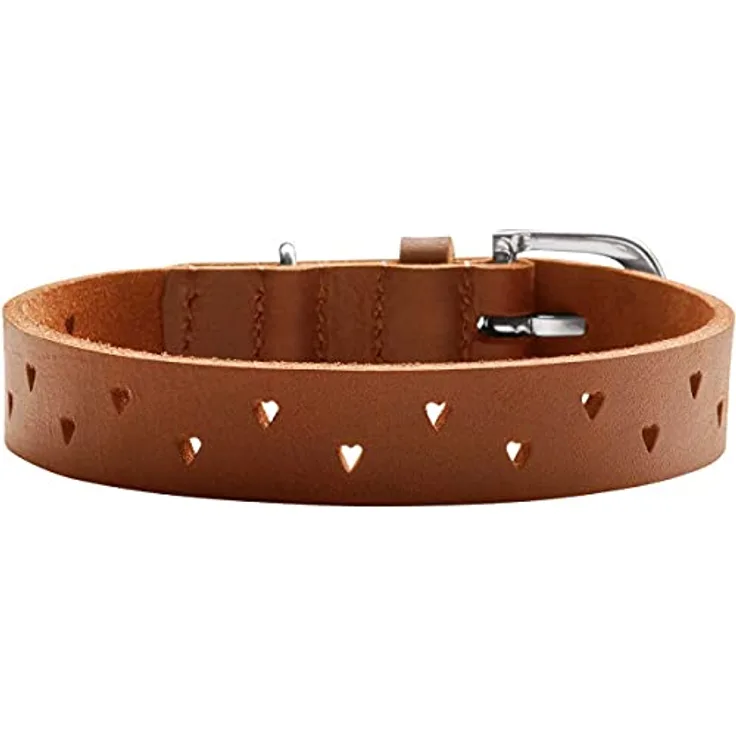 Halsband Aalborg Soul Farbe Cognac, Größe 45