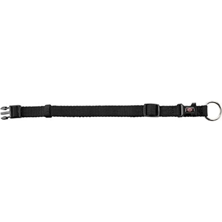 TRIXIE Hunde-Halsband Premium schwarz, strapazierfähiges Nylon, stufenlos verstellbar – Bild 2