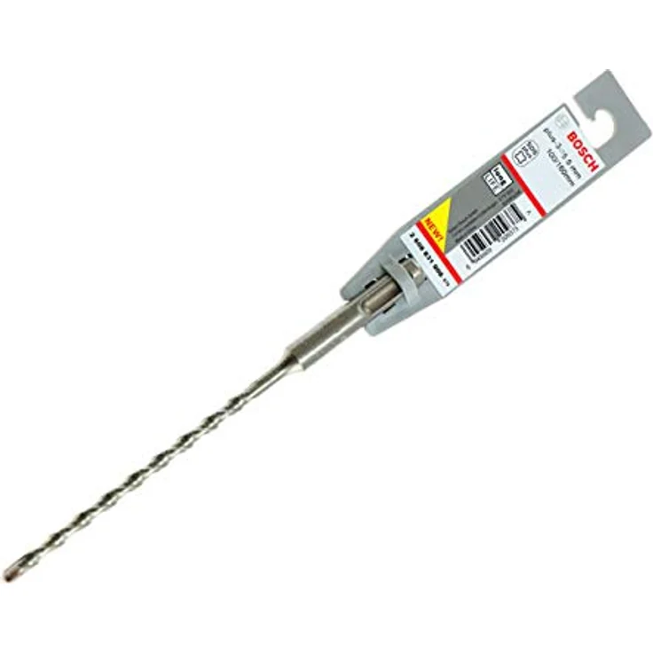 Bosch Accessories Hammerbohrer SDS plus-3, langlebig für Beton, 4-spiraliges Dura-Design, hochlegierter Stahl, Qualitätstest von PGM – Bild 2