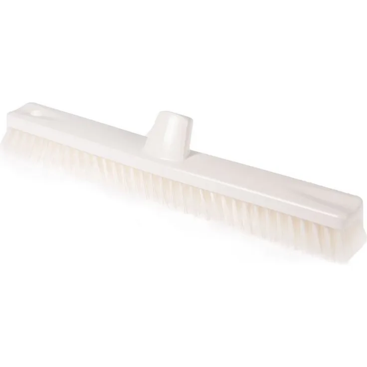 Nölle Straßenbesen Hygiene Schrubber Wischer, 45 cm, MS 0,5 hart, weiß