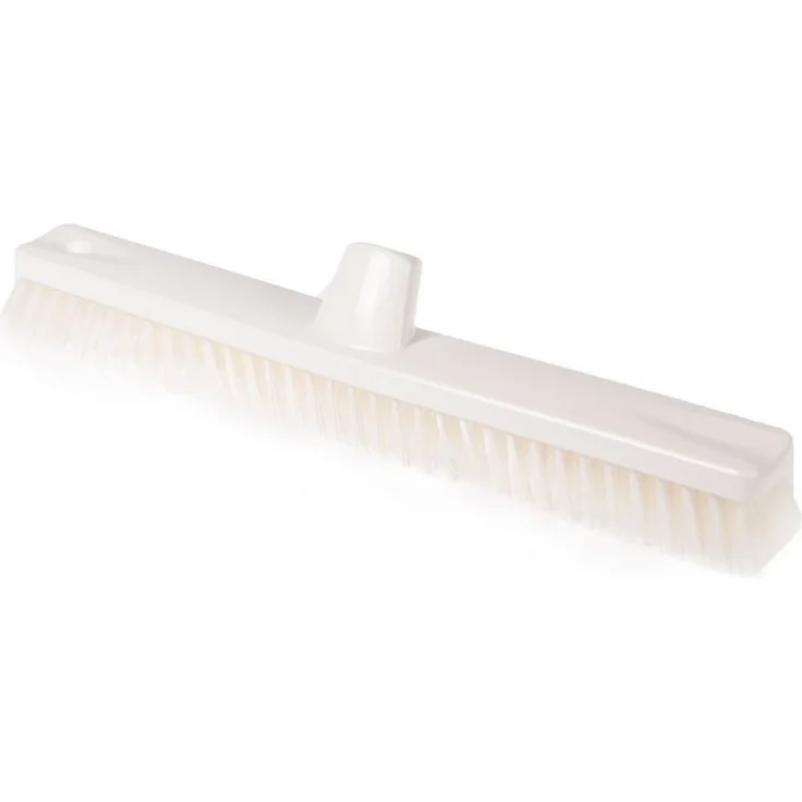 Nölle Straßenbesen Hygiene Schrubber Wischer, 45 cm, MS 0,5 hart, weiß