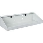 Bott Werkzeugwand Ablageboden B450xT170xH105/30mm, lichtgrau, geeignet für Lochplattensysteme