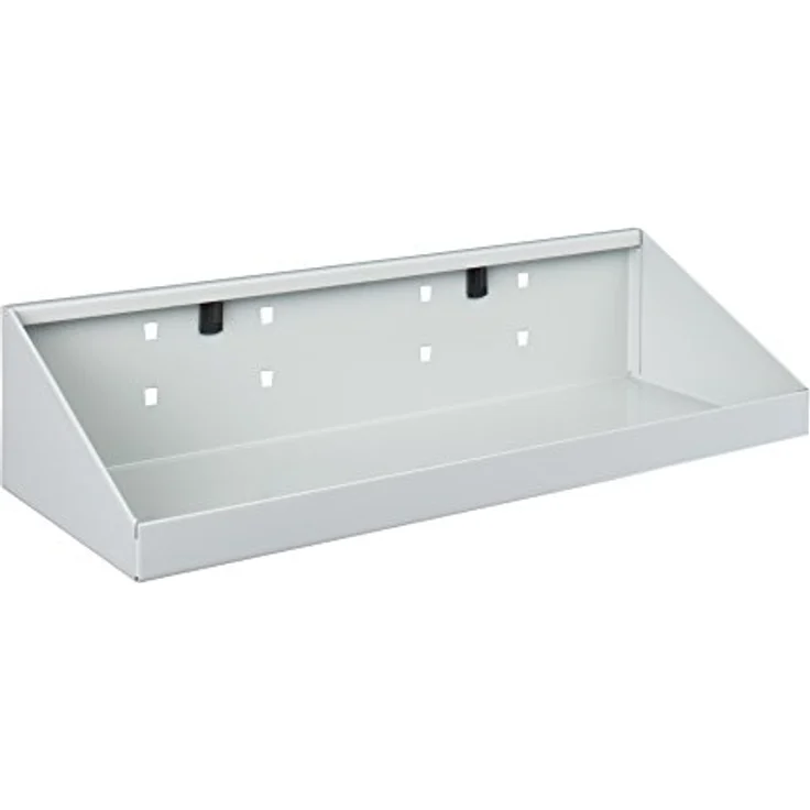 Bott Werkzeugwand Ablageboden B450xT170xH105/30mm, lichtgrau, geeignet für Lochplattensysteme – Bild 1