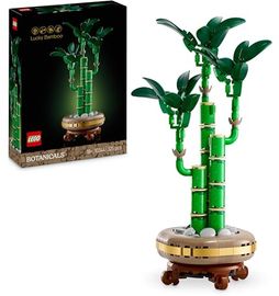 LEGO Botanicals Glücks-Bambus, Kunstpflanze – Bauset für Erwachsene