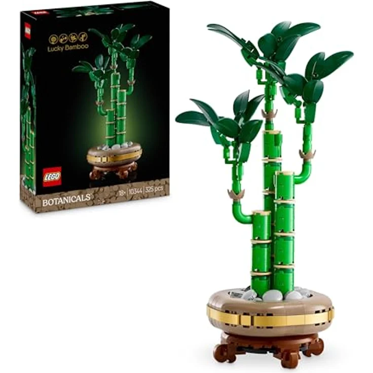 LEGO Botanicals Glücks-Bambus, Kunstpflanze - Bauset für Erwachsene - Geschenkidee zum Valentinstag, Grün – Bild 1