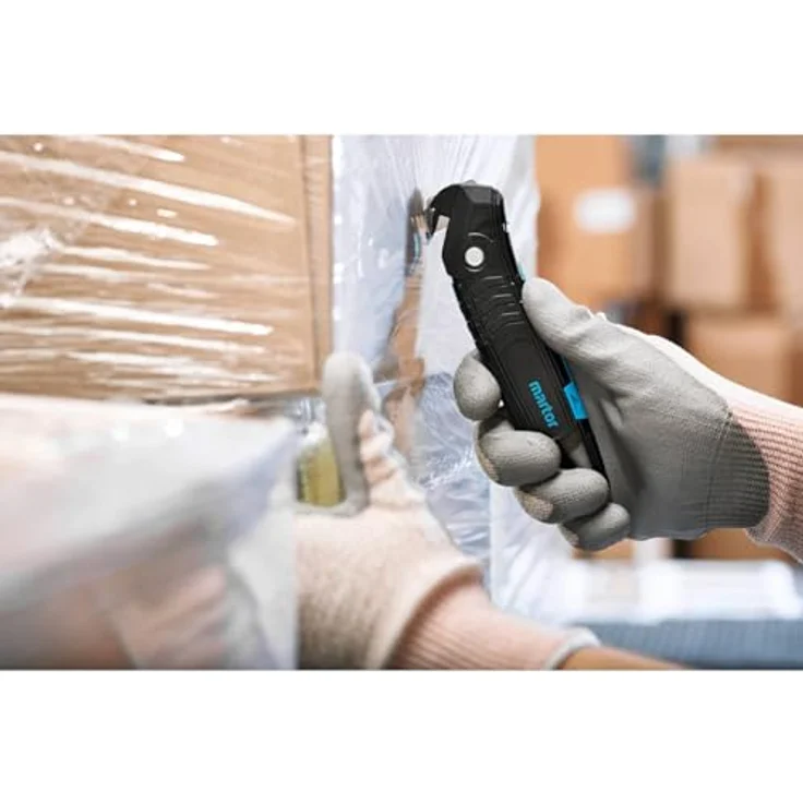 Martor SECUMAX 350 Sicherheitsmesser, ergonomisches Cuttermesser mit Soft-Grip, verdeckter Klinge und robustem Klingenkopf – Bild 24