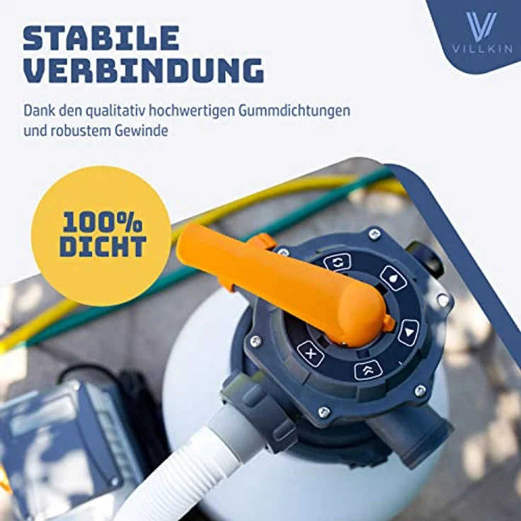 Kaiserwerk Villkin Pool Adapter Typ A – 2 Stück Schlauchtülle für 32 mm & 38 mm Schläuche, 2 Zoll Innengewinde, kompatibel mit Intex & Poolanschlüssen – Bild 5