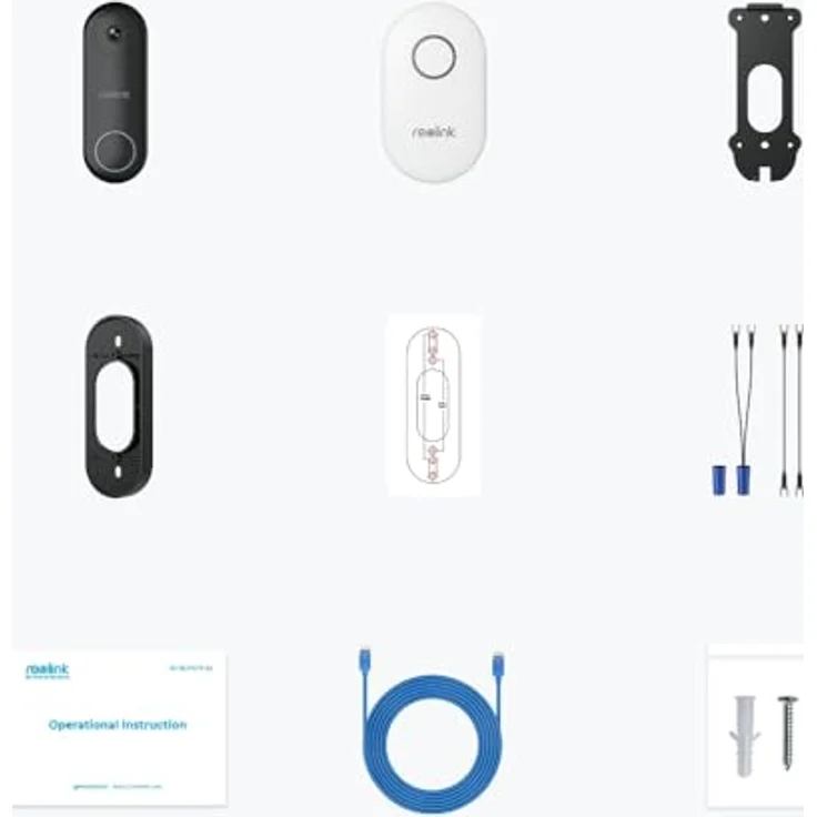 Reolink Smart Home Türklingel D340P, 5 MP Super HD mit 180° Sichtfeld und PoE-Setup, inklusive Chime und humanoid Erkennung – Bild 4