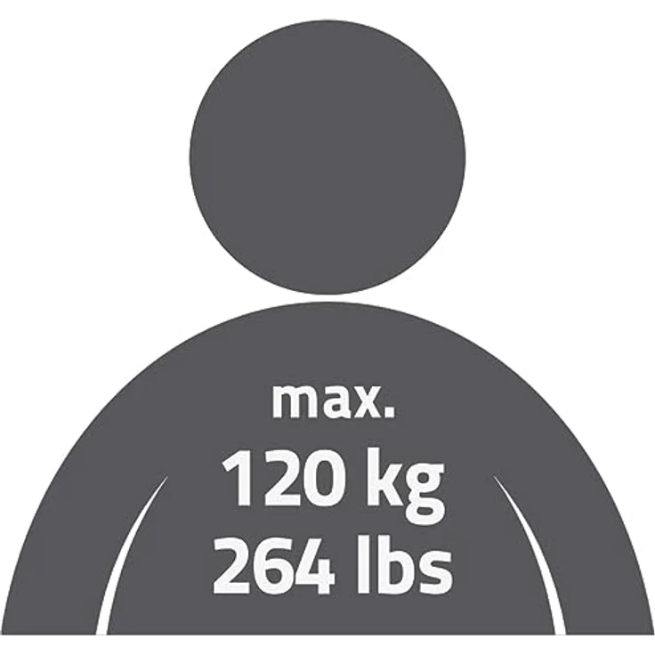 Ridder Badewannen-Einstiegshilfe 'Premium' mit Saugern bis 120 kg weiß/grau, praktische Saug-Einstiegshilfe mit 45 cm Höhe und 23 cm breiter Stufe – Bild 5