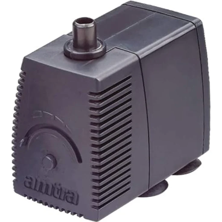 Amtra Stream 480 – Aquariumpumpe für Wasserschildkröten und Fische, elektrisch und tauchbar, max. 520 l/h, 220 V – kleine Tauchpumpe, saugt Wasser aus Aquarien und Teichen, robust und zuverlässig – Bild 1