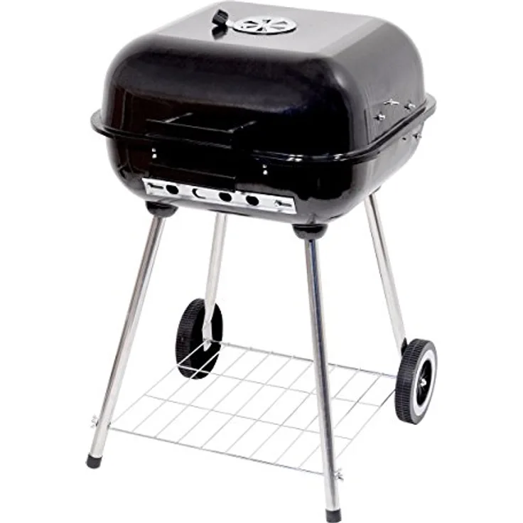 Cattara, Holzkohlegrill, Holzkohlegrill rechteckig TRAPANI 46cm