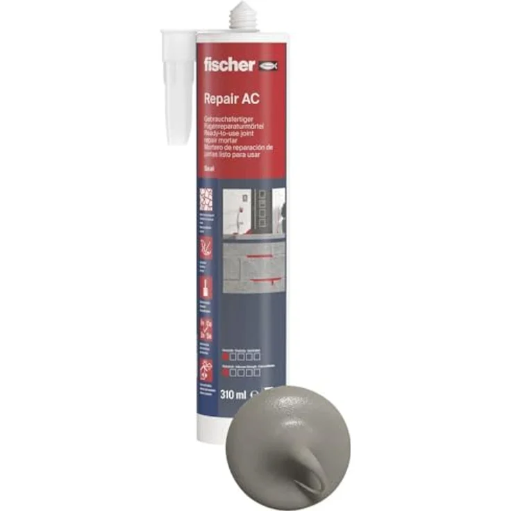 Fischer Reparaturmörtel 310ml DEC CG zementgrau – Bild 3