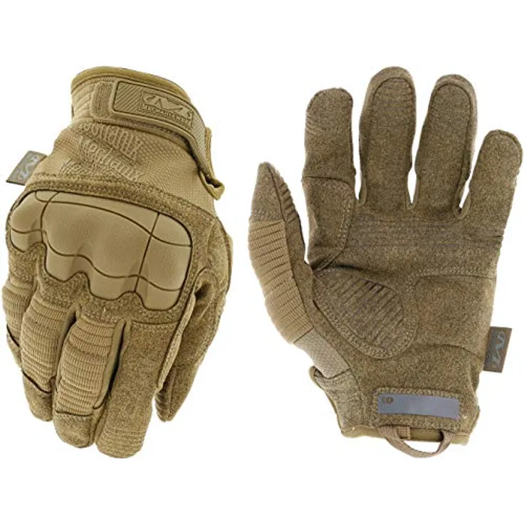 Mechanix Wear M-Pact® Coyote Arbeits-Handschuhe, Medium, Stoßschutz mit TPR, touchscreen-fähige Kunstlederhandfläche, braun