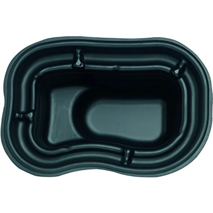 Oase Teichschale PE 250, hochwertige Polyethylen Teichschale mit integriertem Pflanzbereich, 250 l Fassungsvermögen, L x B x H: 135 x 92 x 54 cm
