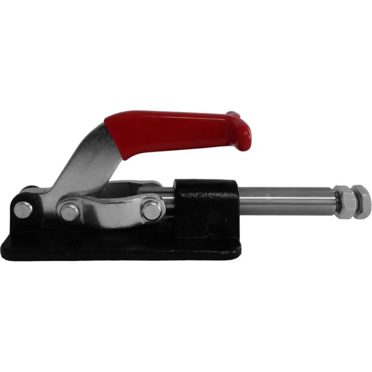 SO-TECH Kniehebelspanner, Kniehebelklemme mit Haltekraft bis zu 1136 kg, rot, 2 Stück