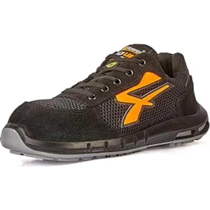 U-POWER Sicherheitshalbschuh ATOS ESD PLUS S1P SRC, Veloursleder und Nylon, Größe 35 – Bild 1