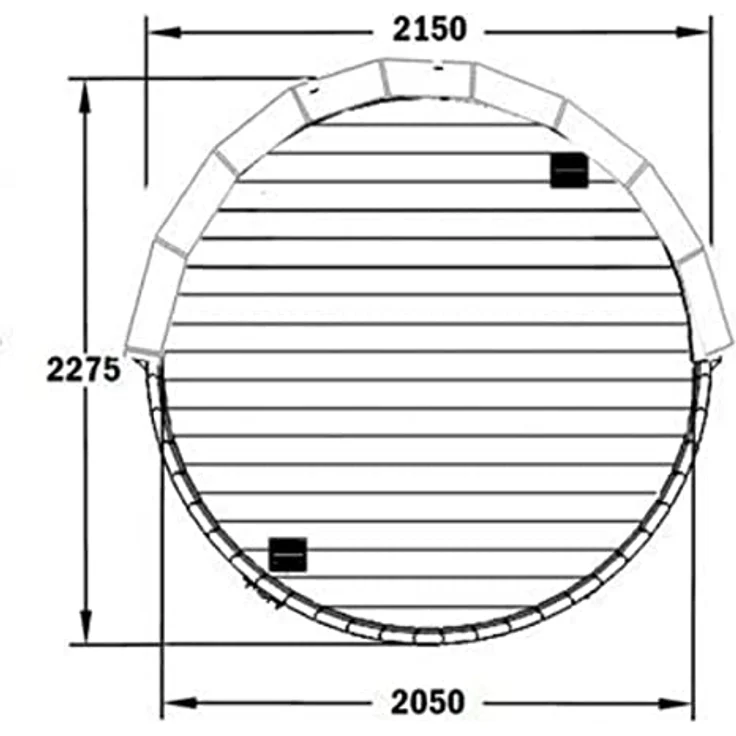 FinnTherm Fasssauna Carrie – Bild 4