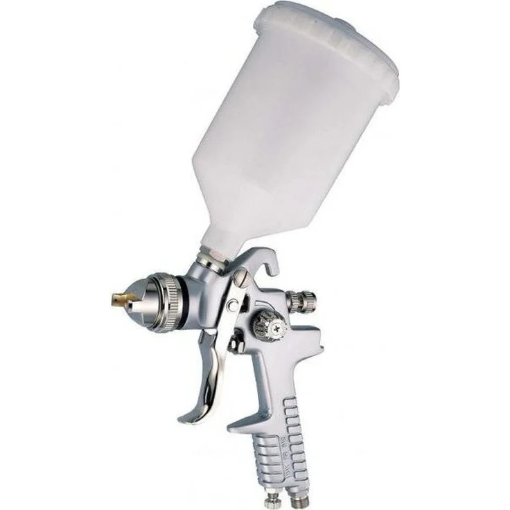 JONNESWAY Farbsprühgerät JONNESWAY FARBSPRITZPISTOLE GRNY 1,4mm, Spritzpistole mit 0,6 l Tankinhalt und Schwerkraft-Farbzufuhr