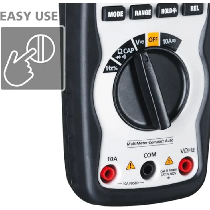 LASERLINER MultiMeter-Compact Hand-Multimeter, nachhaltige Konstruktion, automatische Bereichsumschaltung – Bild 5