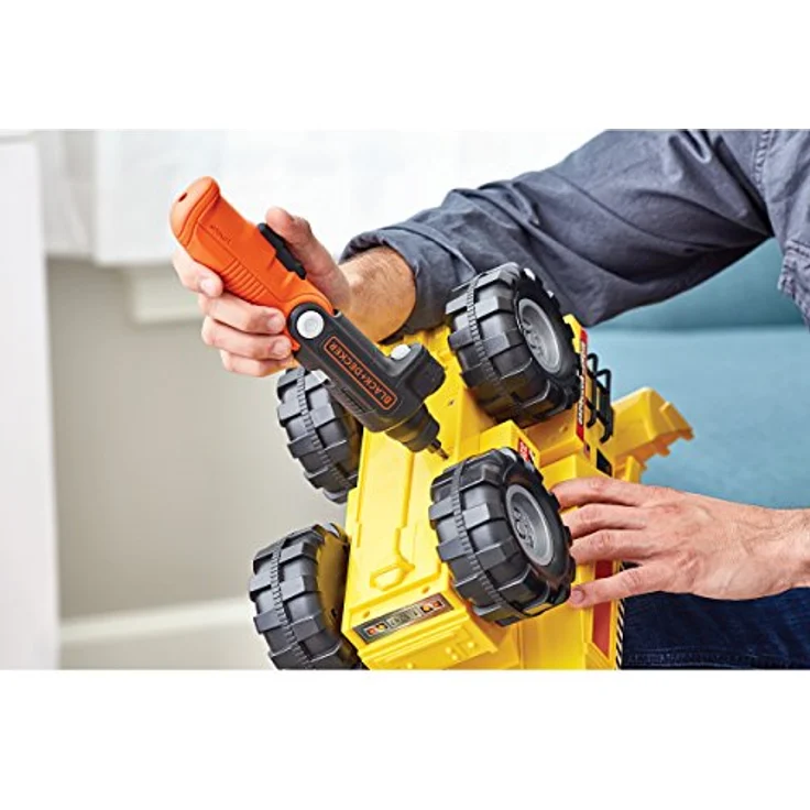 Black+Decker BDCSFL20C-QW Pivot Akku-Schrauber (3,6 V, 1,5 Ah Li-Ion, 3-Positionen-Handgriff, für eingeschränkte Platzverhältnisse, integrierte Taschenlampe, inkl. 2 Schrauberklingen) – Bild 6