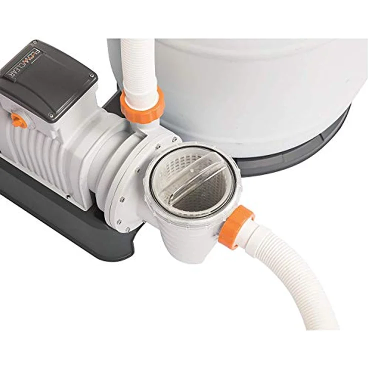 Bestway Flowclear Sandfilteranlage mit Zeitschaltuhr 11,355 l/h Sandfilter, grau – Bild 5