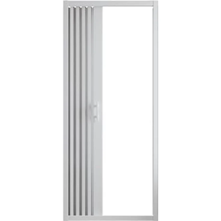 Forte Dusch-Falttür Rimini, 100x185 cm, Kunststoff, mit Faltsystem für großen Einstieg – Bild 3
