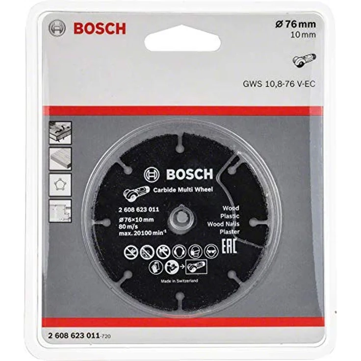Bosch Professional Trennscheibe Multi Wheel (für Winkelschleifer, Scheibendurchmesser 76 mm) – Bild 2