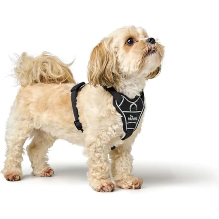 HUNTER Geschirr Divo Up, Größe:S, Farbe:schwarz - Ergonomisches Hundegeschirr mit 5-facher Verstellmöglichkeit und reflektierendem Material – Bild 5