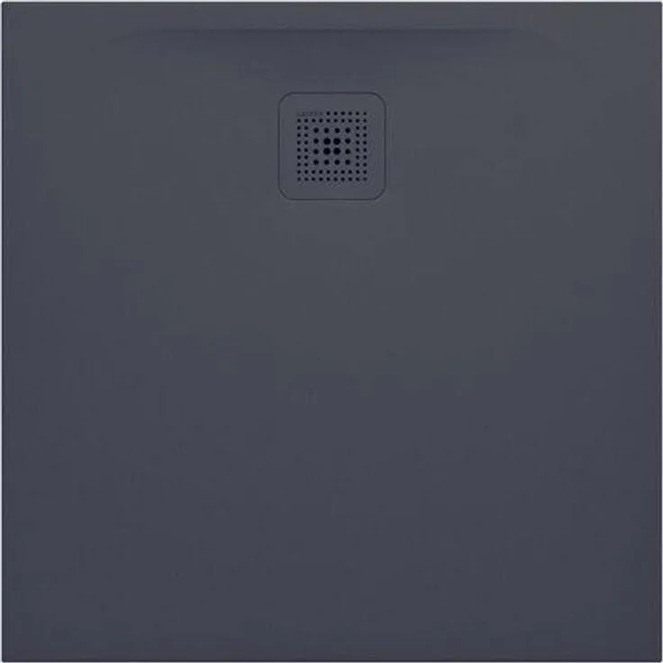 Laufen Badewanne Duschwanne PRO quadrat Abl seitl 800x800x29mm anthr Mineralguss null