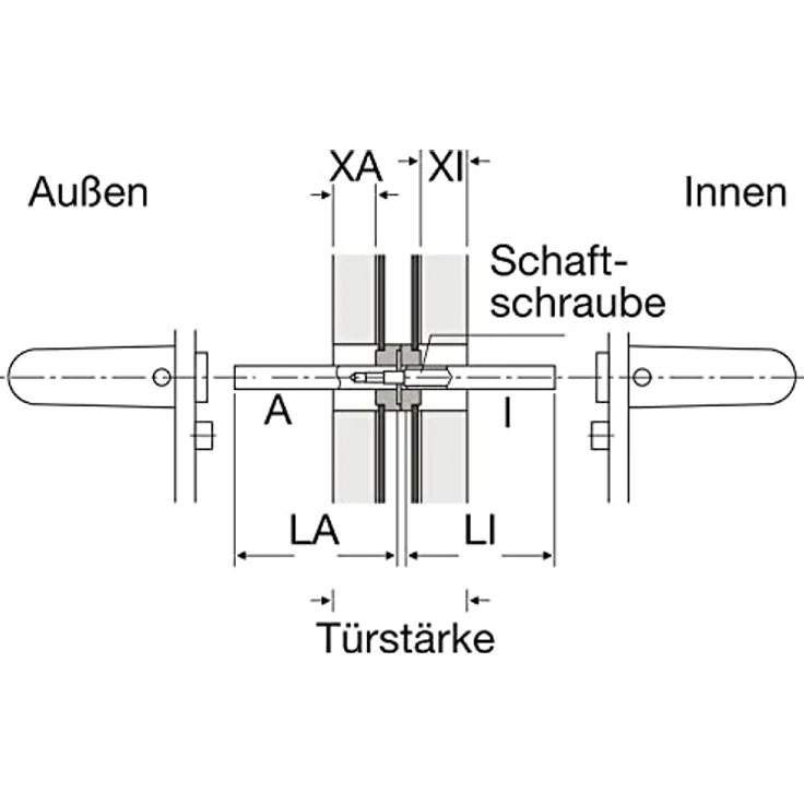 Spezialstift 05 0125 geteilt, LI 52 xLA 57mm, VK 9 mm, Stahl gelb passiviert ; 1 Stück – Bild 2
